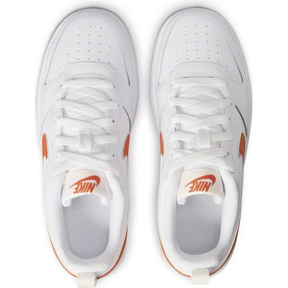 NWT NIKE  kids - SHOES SNEAKERS NIKE  5 Y - WHITE/ORANGE-SUMMIT - Picture 4 of 7
